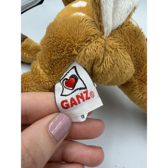 Ganz Webkinz Reindeer Deer Plush Stuffed Animal 8"x8" - Picture 9 of 13
